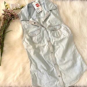 FREE with PURCHASE ~ H&M Denim Top